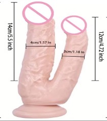 dildo doble, sopapo